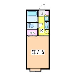 セジュール関屋田町の物件間取画像